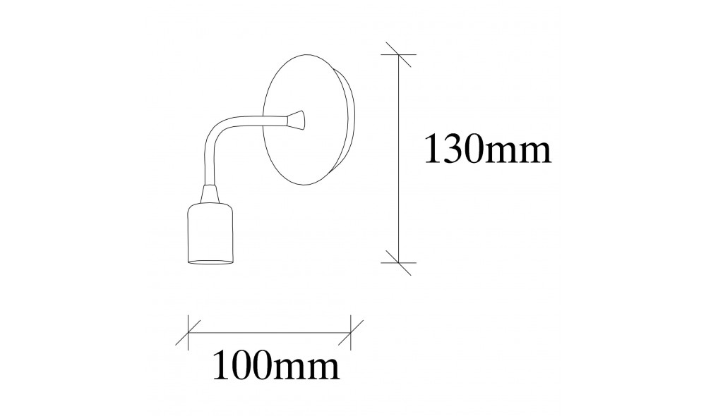 Lampa de perete Dartini - MR - 735 10 x 13 x 10 cm