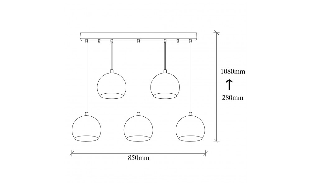 Candelabru Sivani - MR - 1000 85 x 108 x 15 cm