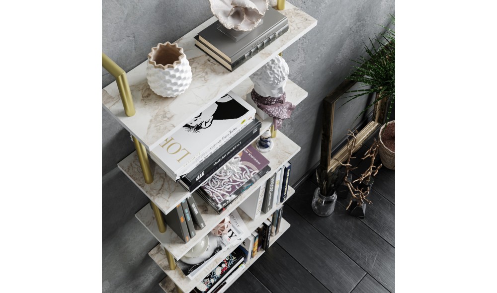 Raft pentru carti, Paula, AlbAur, 60 x 174 x 22 cm