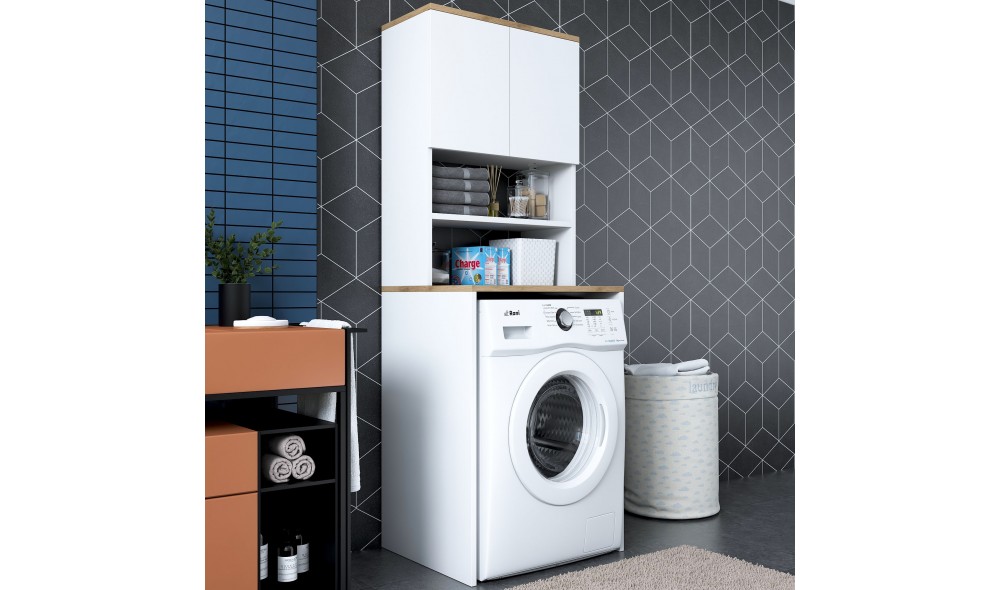 Dulap masina de spalat KD101 - 1950 - Nuc 65 x 183 x 60 cm