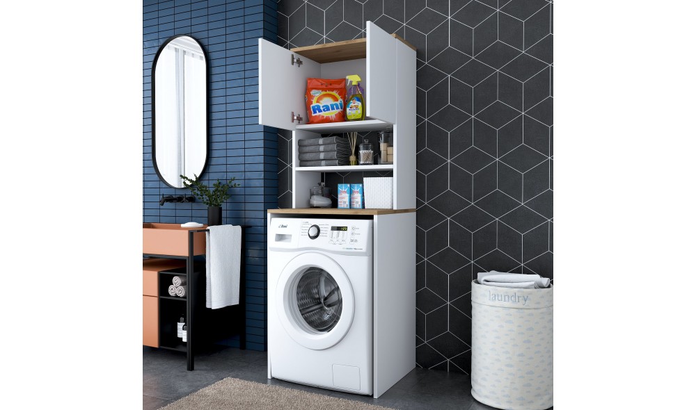 Dulap masina de spalat KD101 - 1950 - Nuc 65 x 183 x 60 cm