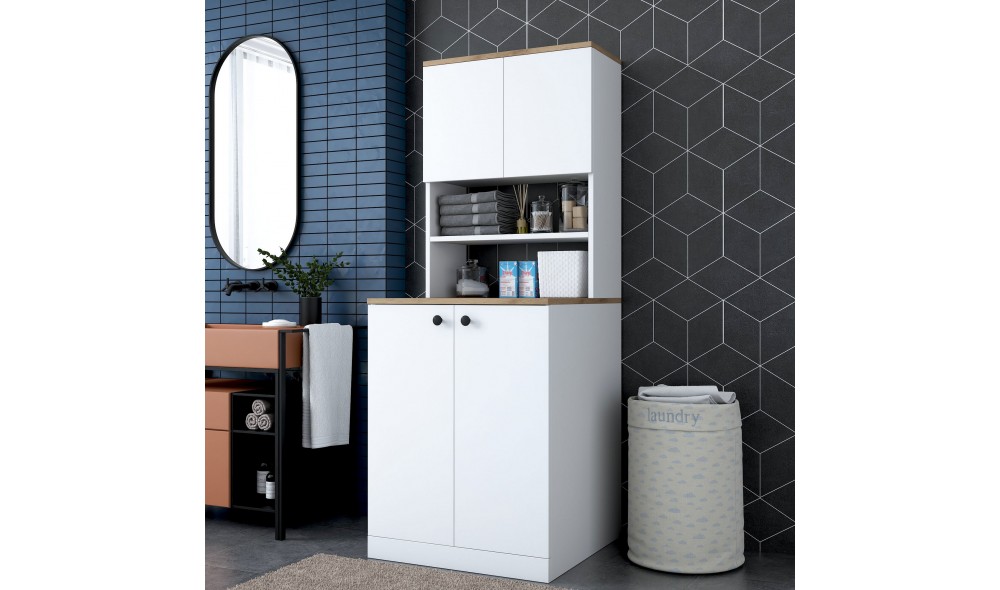 Dulap masina de spalat KD102 - 2160 - Nuc 70 x 183 x 72 cm