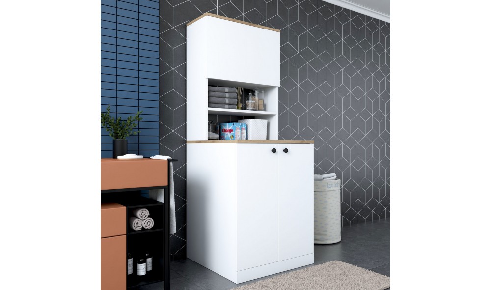 Dulap masina de spalat KD102 - 2160 - Nuc 70 x 183 x 72 cm