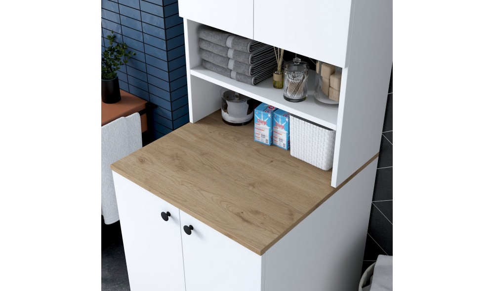 Dulap masina de spalat KD102 - 2160 - Nuc 70 x 183 x 72 cm