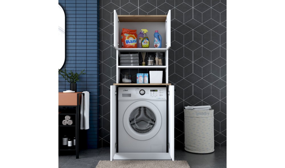 Dulap masina de spalat KD102 - 2160 - Nuc 70 x 183 x 72 cm