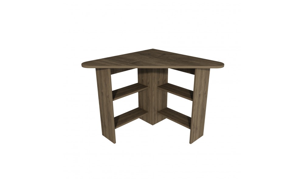 Birou de studiu, Corner, Nuc, 80 x 74 x 80 cm