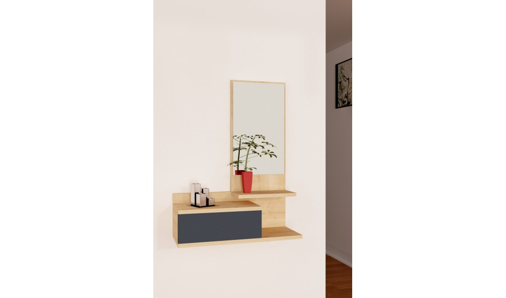 Antreu, Rozella, StejarAntracit, 60 x 90 x 31 cm