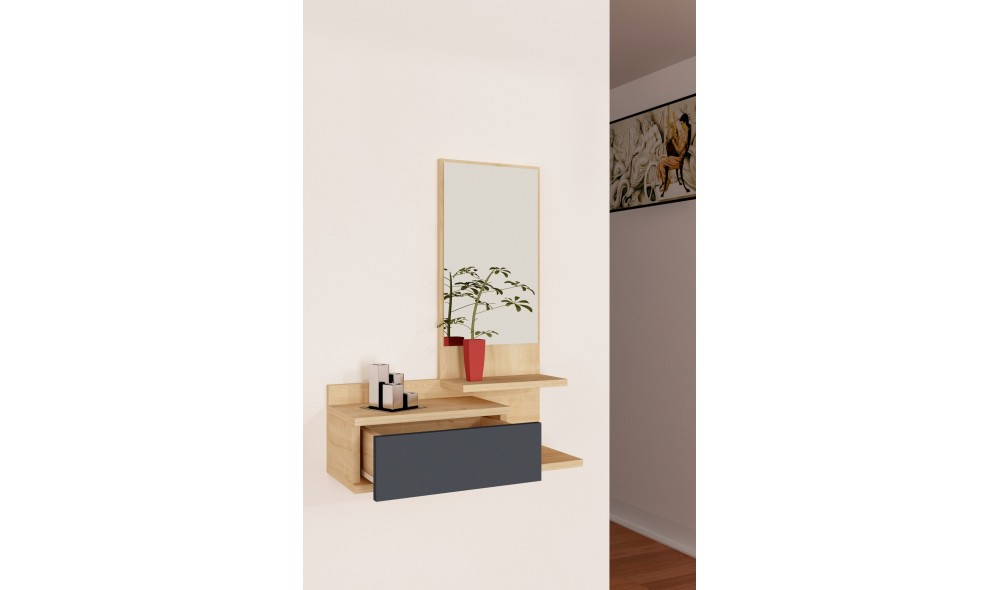 Antreu, Rozella, StejarAntracit, 60 x 90 x 31 cm