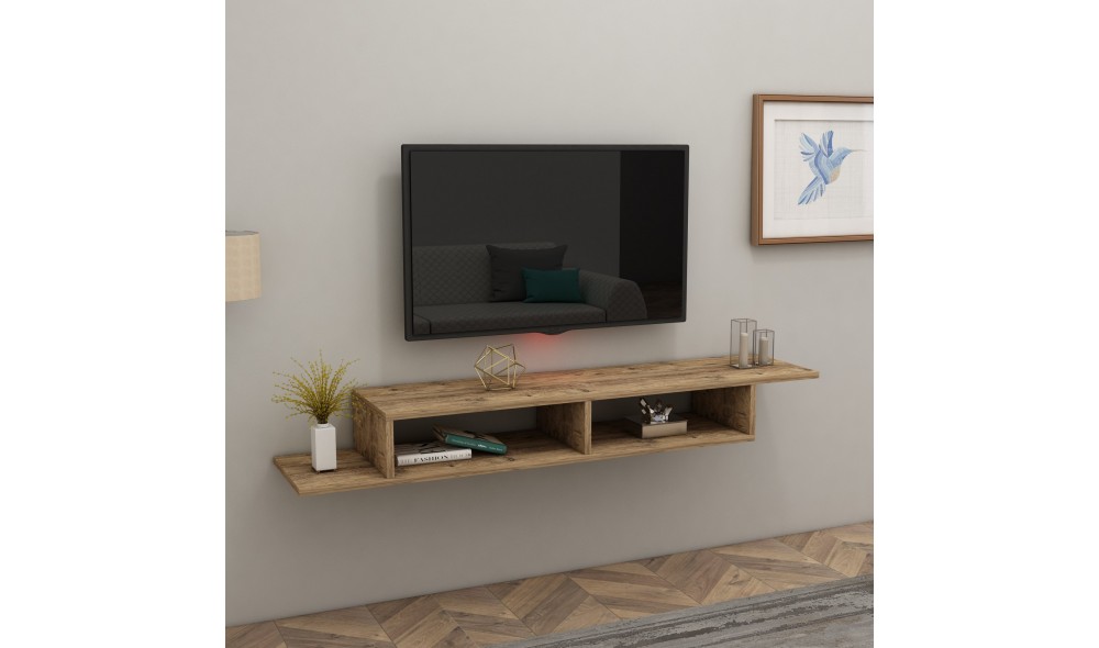 Suport TV, Muson, Pinul Atlantic, 120 x 18 x 30 cm