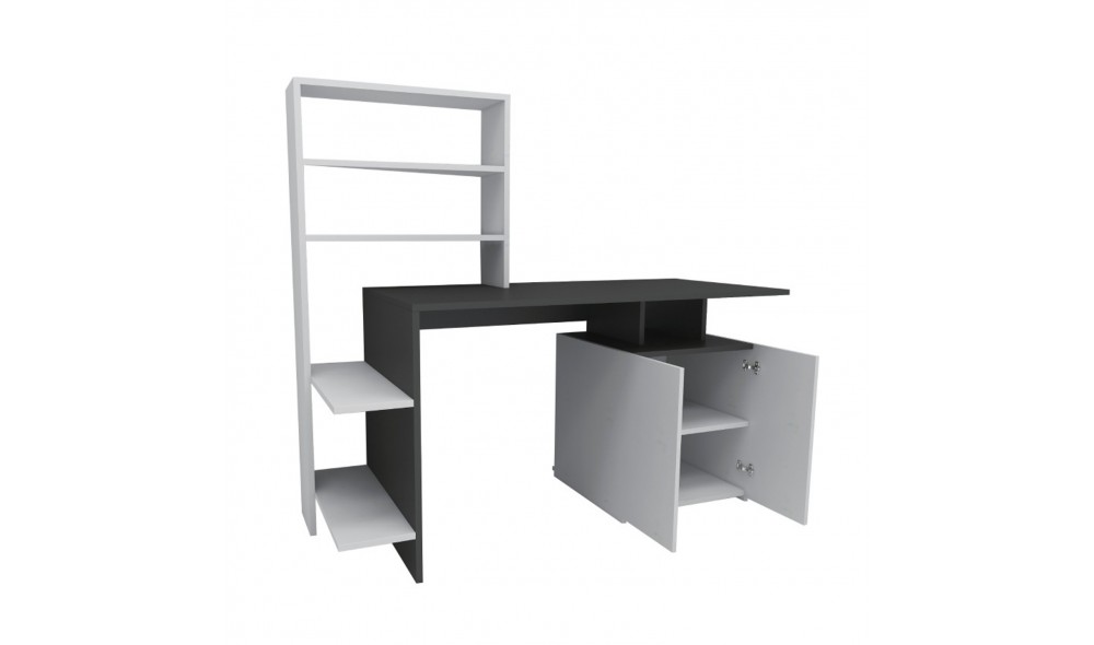 Birou de studiu, Melis, AlbAntracit, 146 x 74 x 60 cm