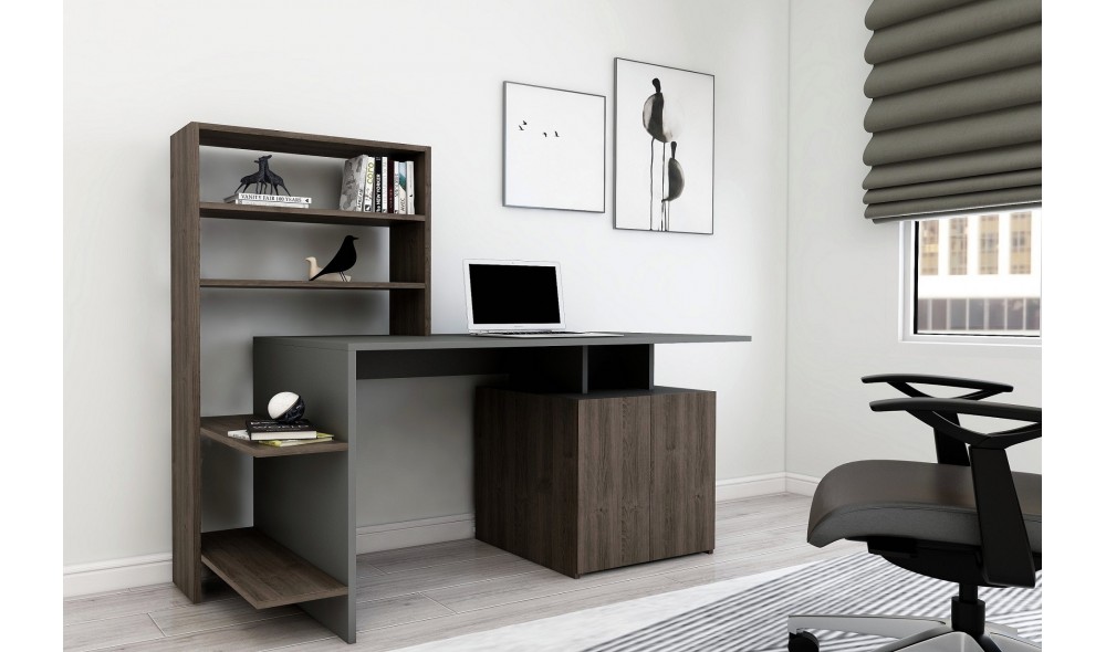 Birou de studiu, Melis, NucAntracit, 146 x 74 x 60 cm