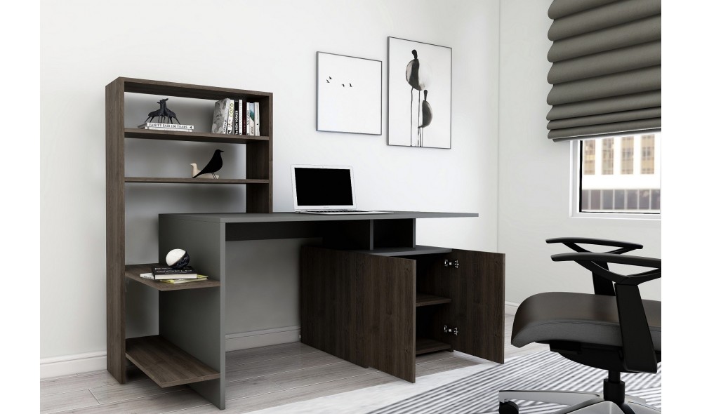 Birou de studiu, Melis, NucAntracit, 146 x 74 x 60 cm