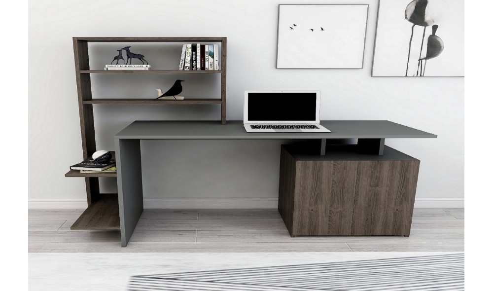 Birou de studiu, Melis, NucAntracit, 146 x 74 x 60 cm