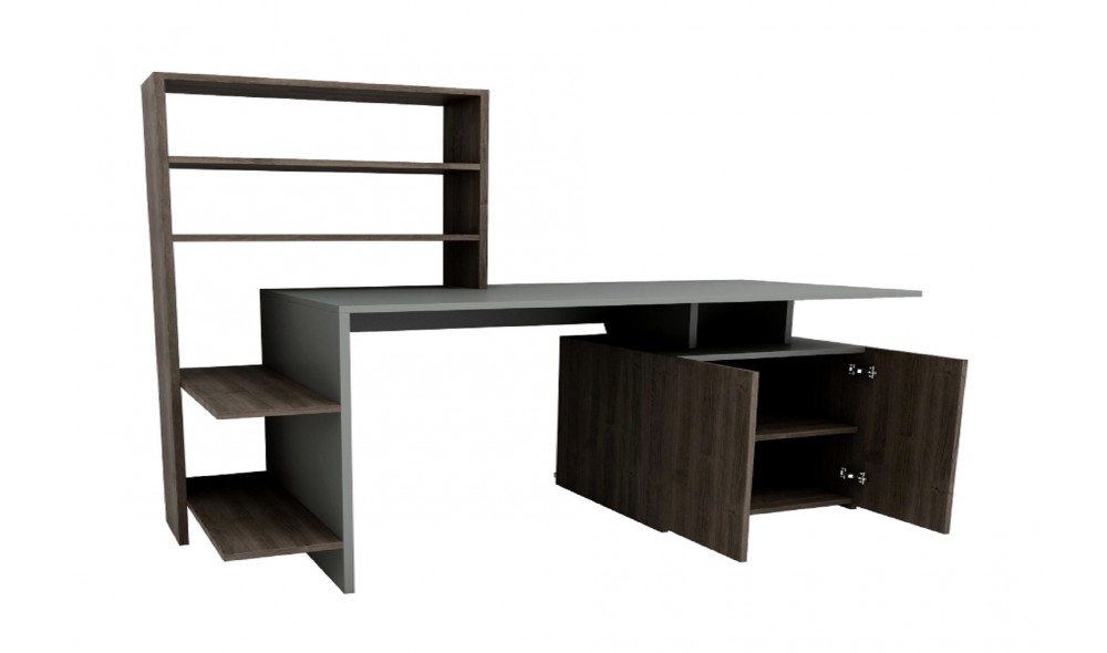 Birou de studiu, Melis, NucAntracit, 146 x 74 x 60 cm