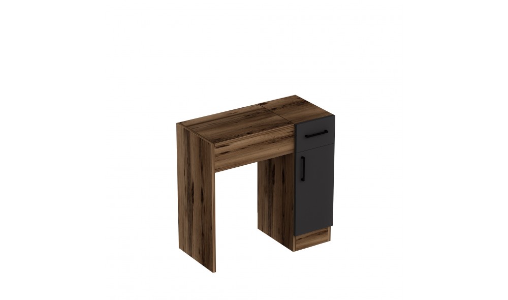 Masa de machiaj, Inci, Nuc deschisAntracit, 77 x 109 x 37 cm