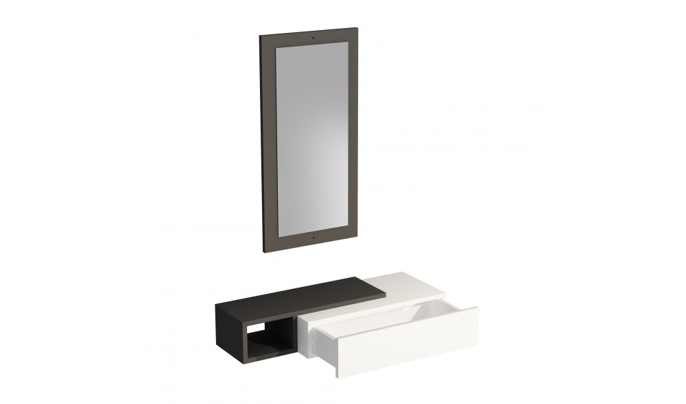 Antreu, Vien, AntracitAlb, 82 x 16 x 30 cm