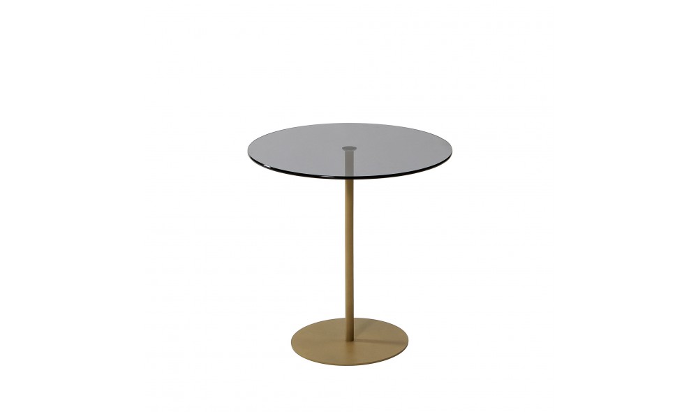 Tabel lateral Chill-Out - auriu, gri inchis 50 x 50 x 50 cm