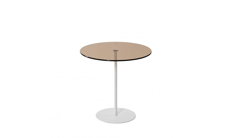 Tabel lateral Chill-Out - Alb, Bronz 50 x 50 x 50 cm