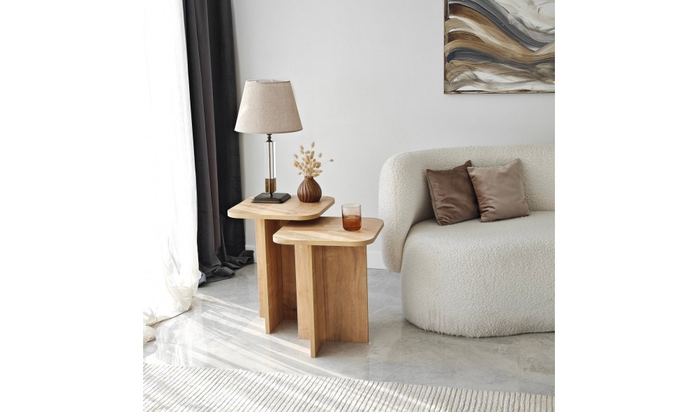 Set de masa laterala Blues - Stejar