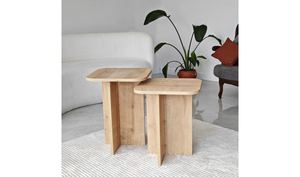 Set de masa laterala Blues - Stejar