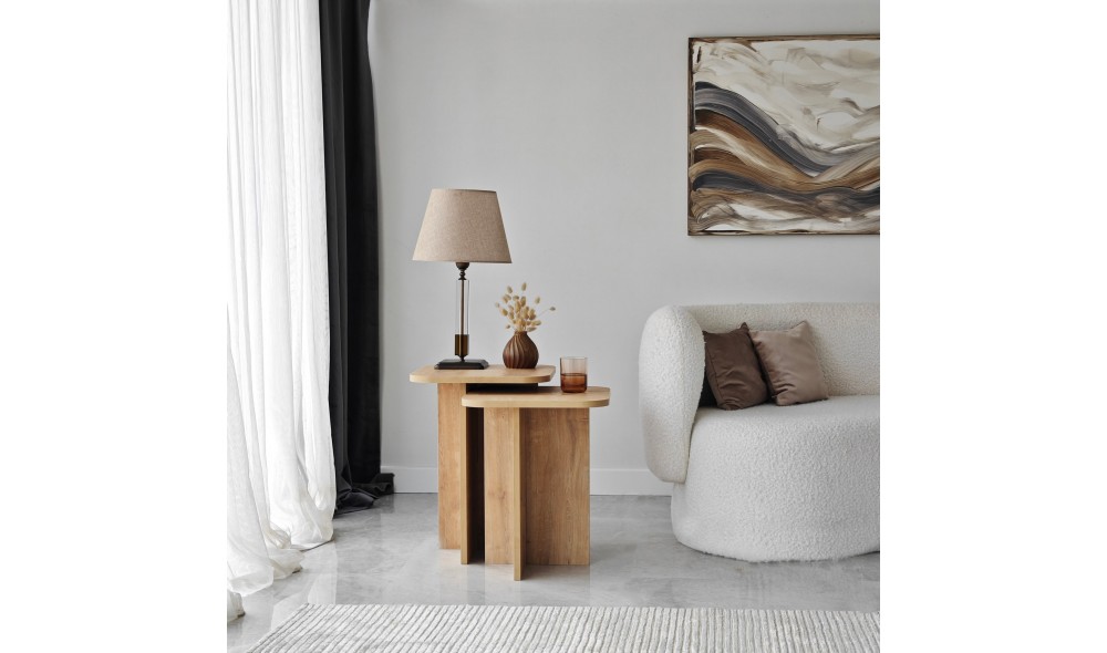 Set de masa laterala Blues - Stejar