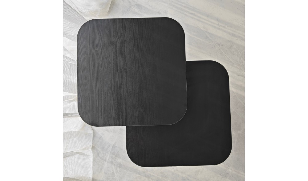 Set de masa laterala Blues - Negru