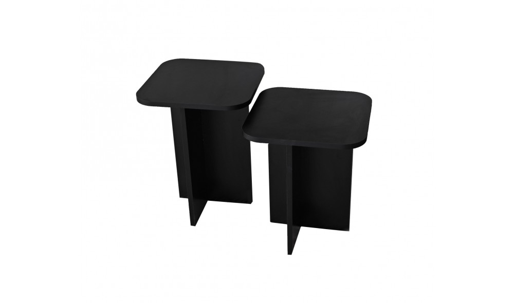 Set de masa laterala Blues - Negru