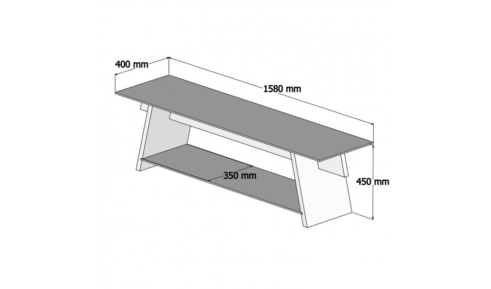 Suport TV TV201 158 x 45 x 40 cm