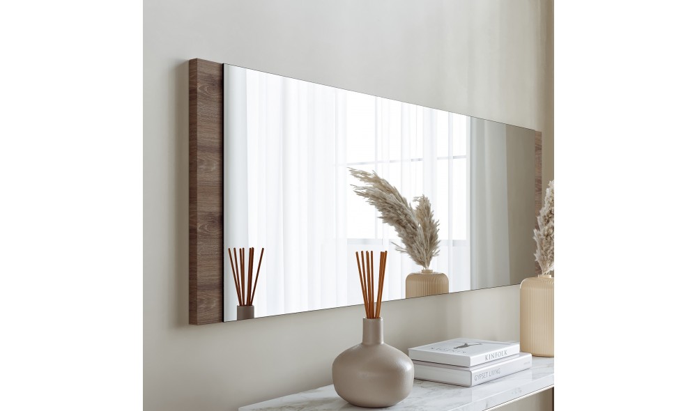 Oglinda Boy Aynasi Dekoratif Basic Ceviz 40x120 120 x 40 x 2 cm