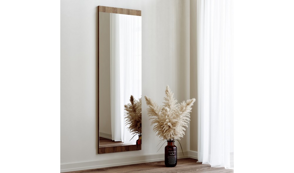 Oglinda Boy Aynasi Dekoratif Basic Ceviz 40x120 120 x 40 x 2 cm