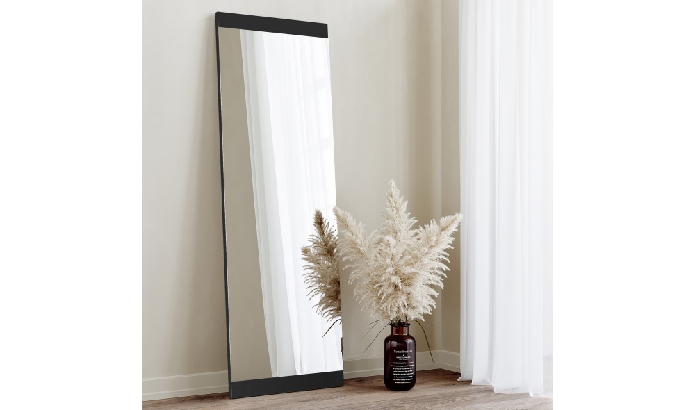 Oglinda Boy Aynasi Dekoratif Basic Siyah 40x120 120 x 40 x 2 cm