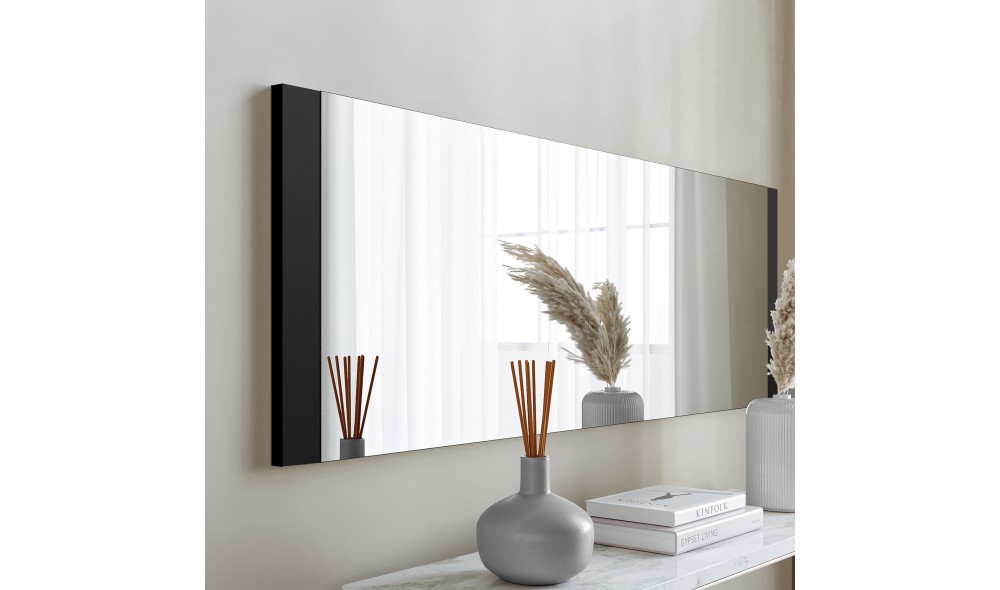 Oglinda Boy Aynasi Dekoratif Basic Siyah 40x120 120 x 40 x 2 cm