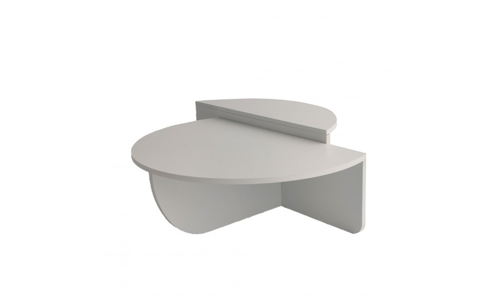 Masuta de cafea Podium - alb 90 x 35 x 60 cm