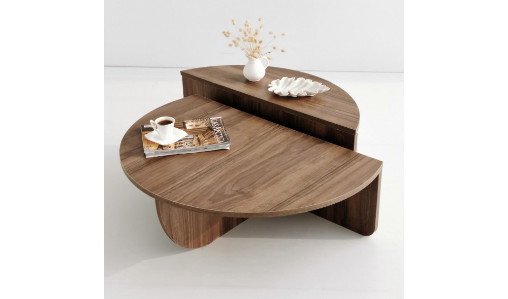 Masuta de cafea Podium - Nuc 90 x 35 x 60 cm