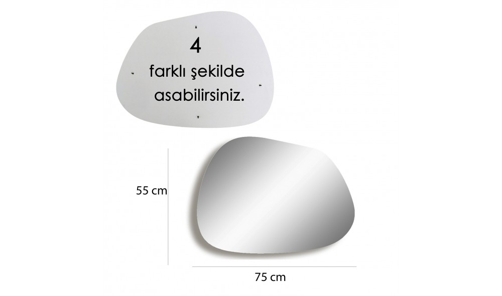 Oglinda Bucurie 75 x 55 x 1 cm
