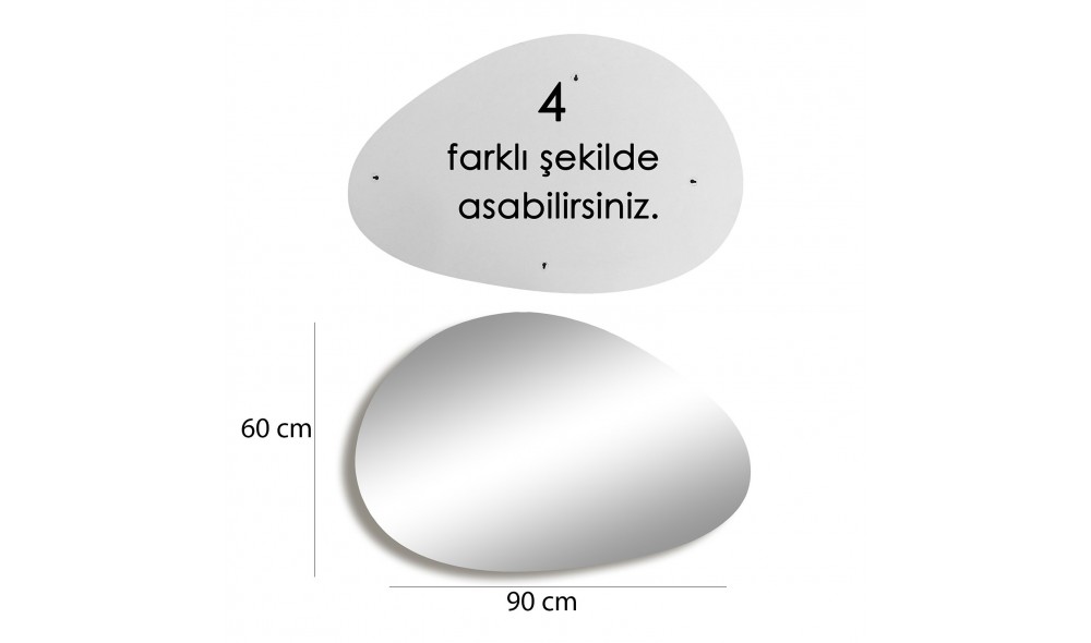 Oglinda Porp 90 x 60 x 1 cm