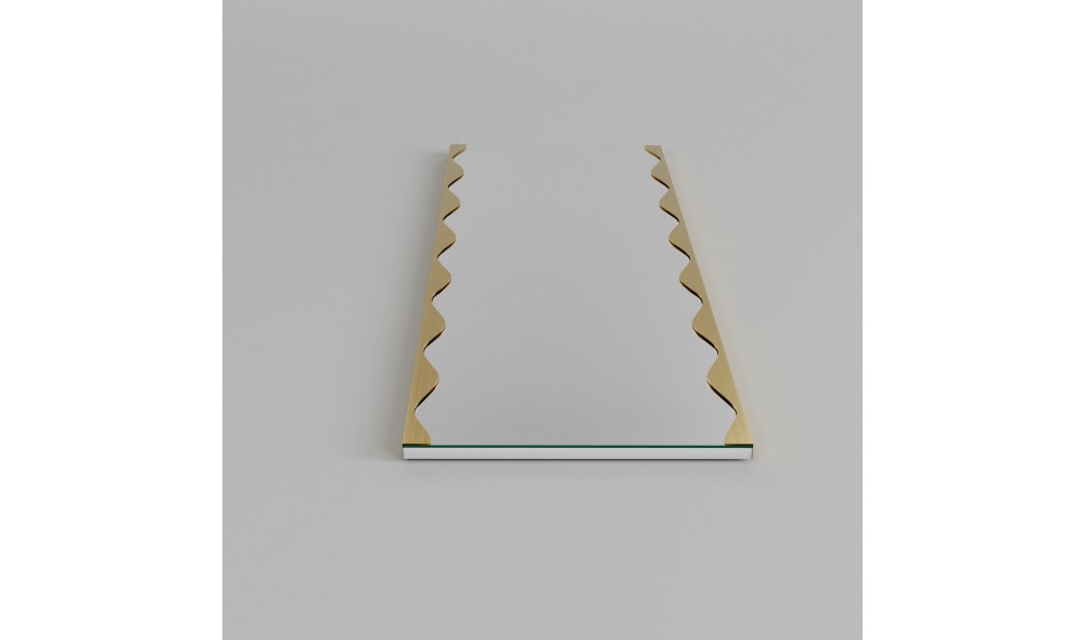 Oglinda Melodia - Aur 50 x 140 x 2 cm