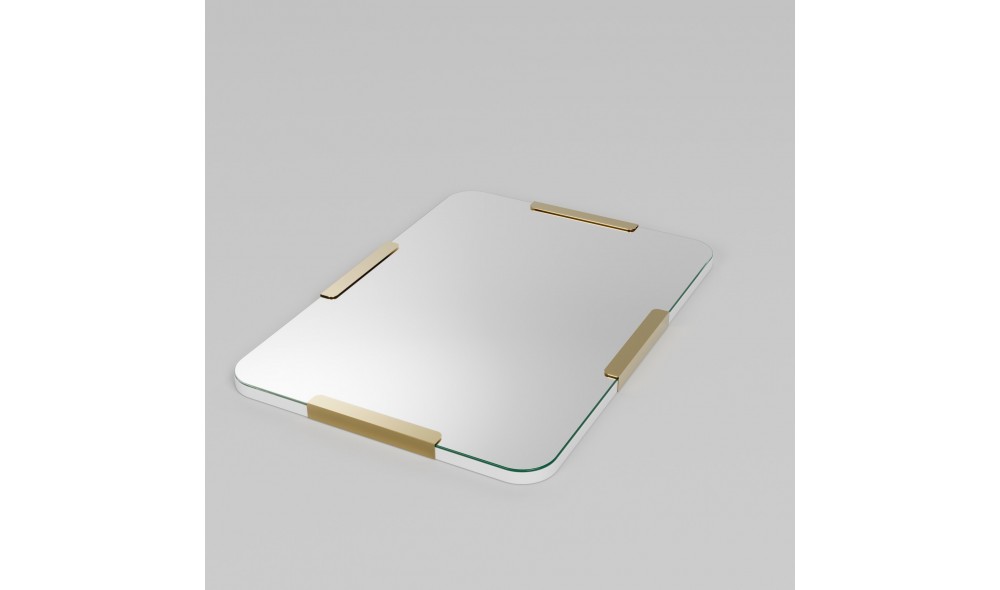 Oglinda Pera - Aur 50 x 70 x 2 cm