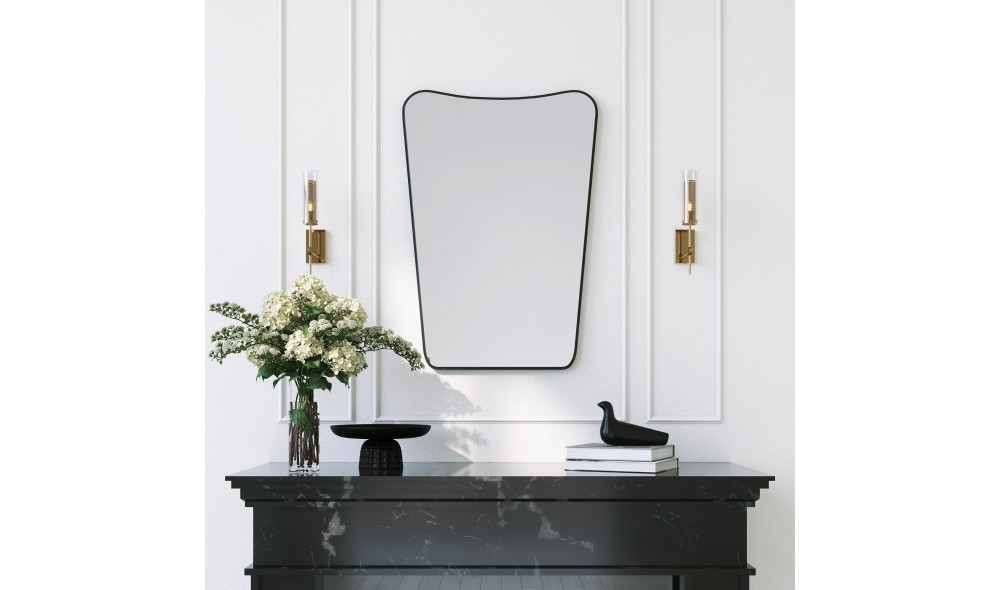 Oglinda Bella Donna - Negru 50 x 70 x 2 cm