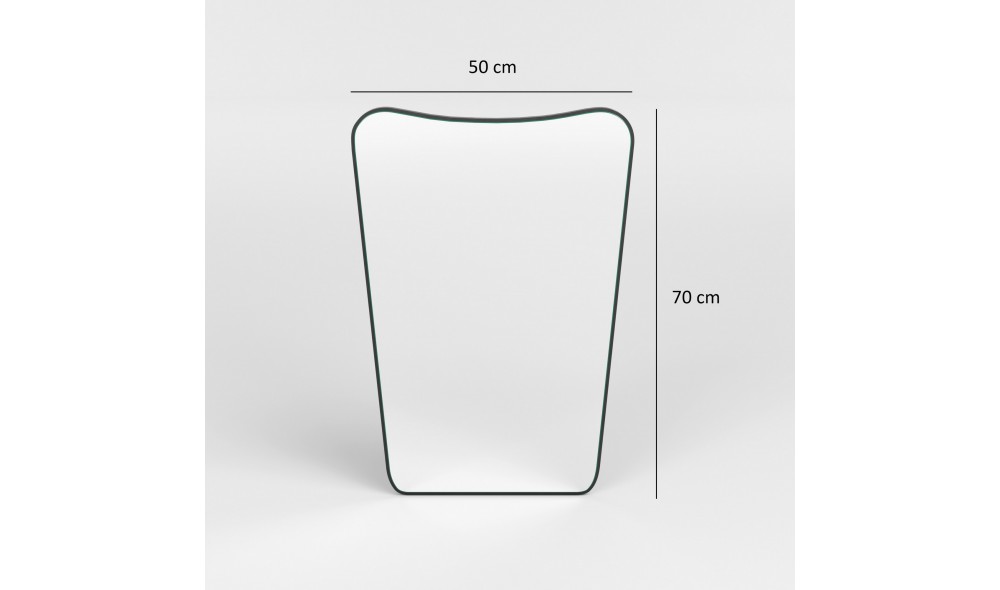 Oglinda Bella Donna - Negru 50 x 70 x 2 cm