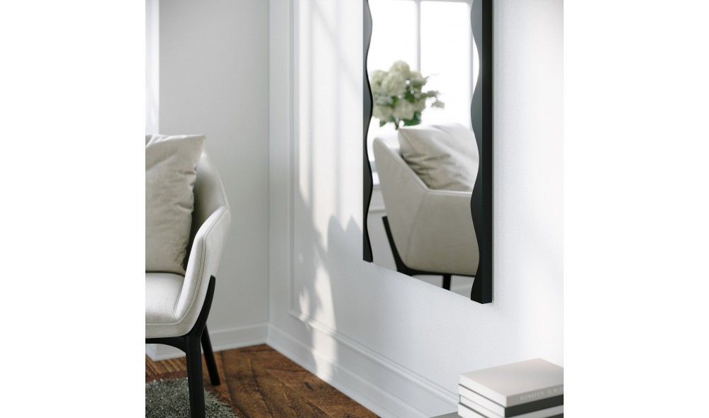 Oglinda Melodia - Negru 50 x 140 x 2 cm