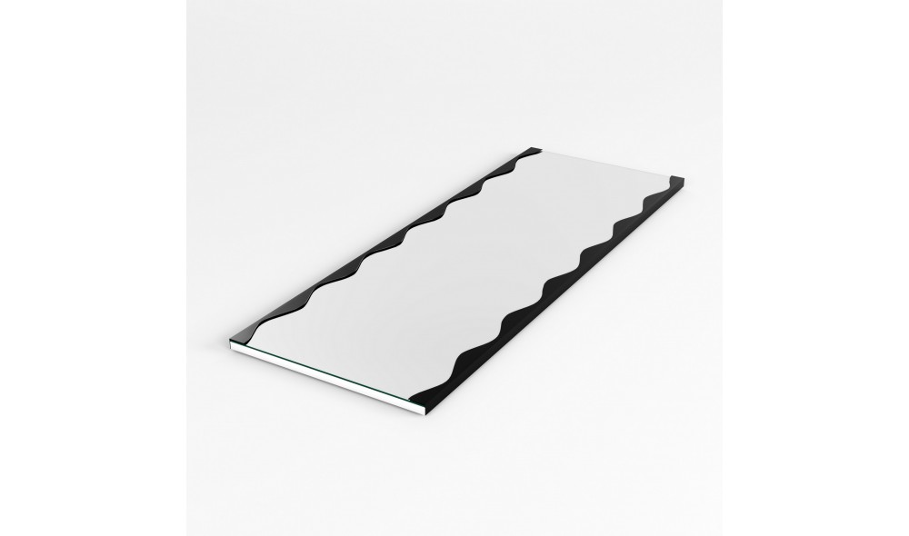 Oglinda Melodia - Negru 50 x 140 x 2 cm