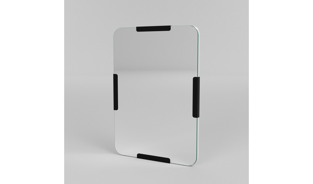 Oglinda Pera - Negru 50 x 70 x 2 cm