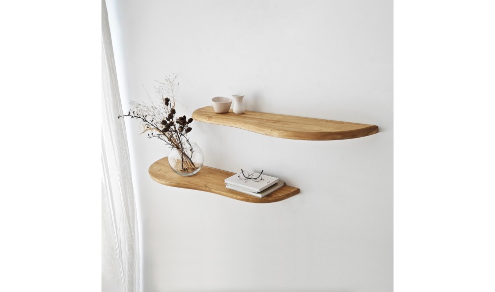 Raft de perete Wavy 2 - Stejar