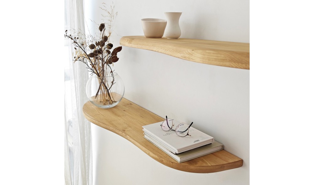 Raft de perete Wavy 2 - Stejar