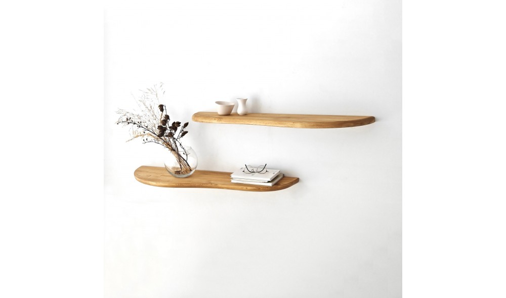 Raft de perete Wavy 2 - Stejar