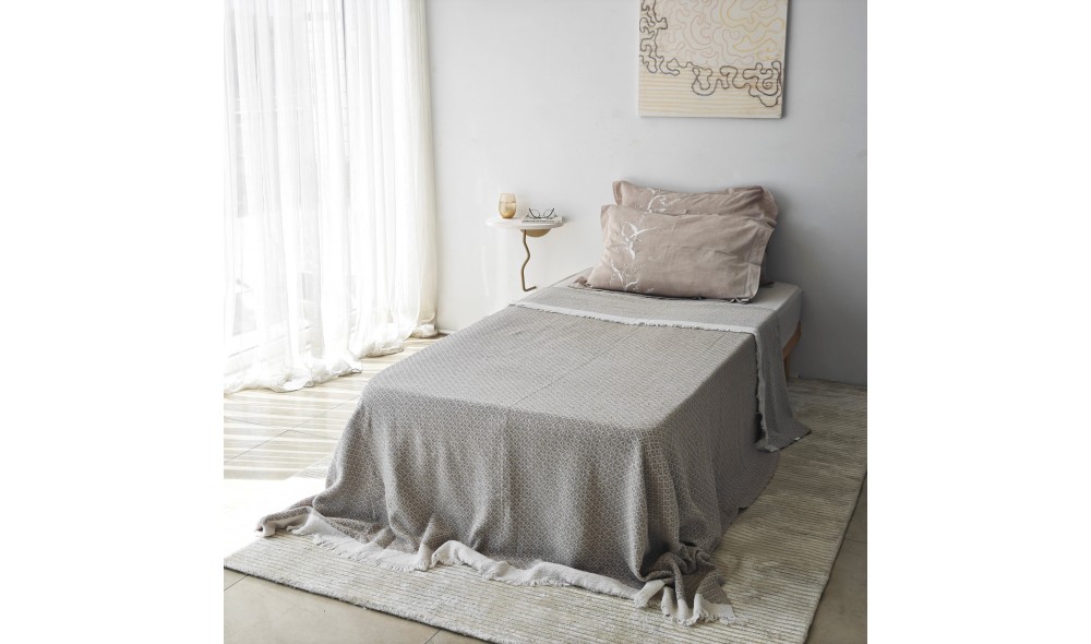 Raft de perete Leu - auriu, alb