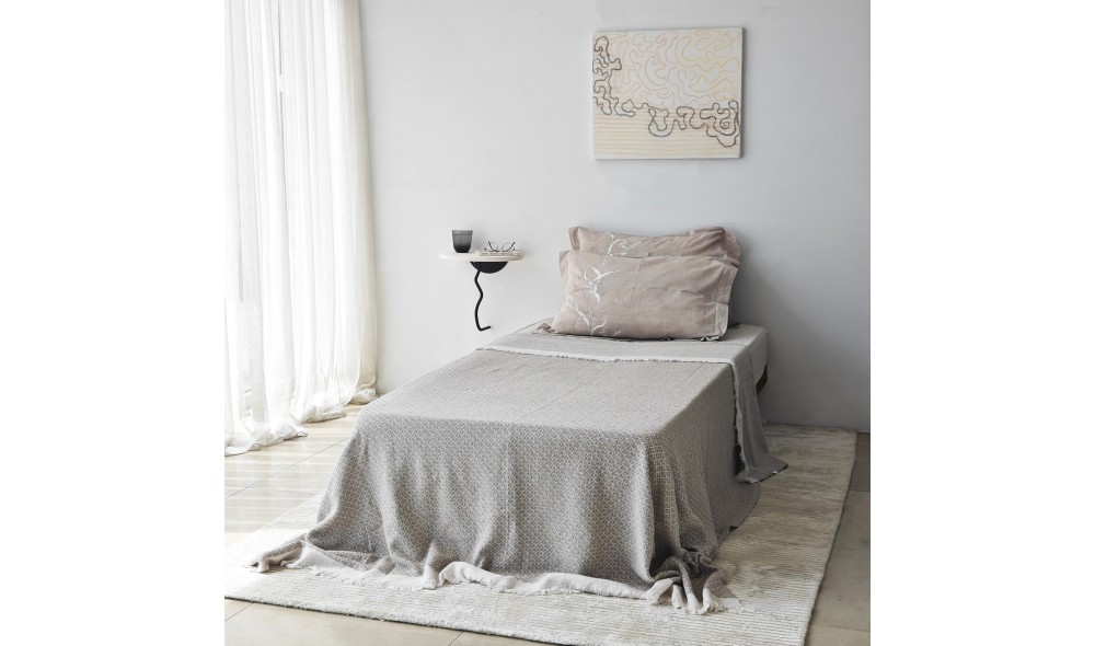 Raft de perete Leu - Negru, Alb