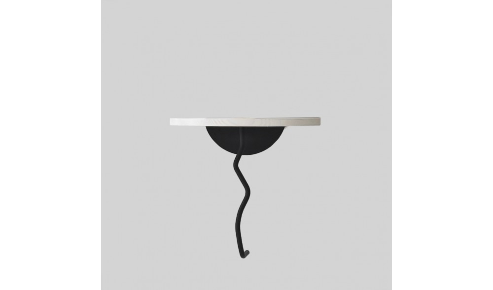 Raft de perete Leu - Negru, Alb