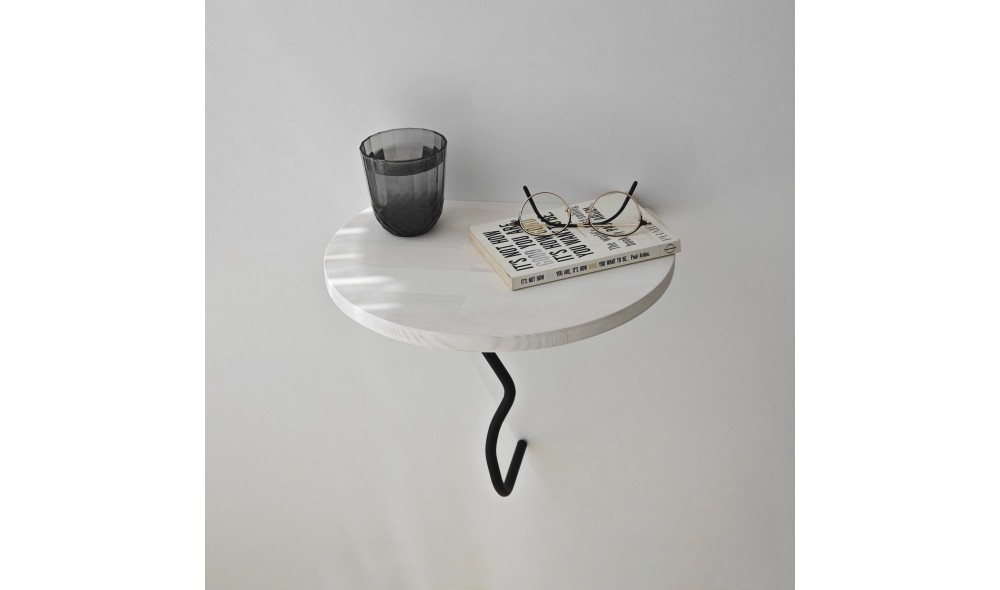 Raft de perete Leu - Negru, Alb